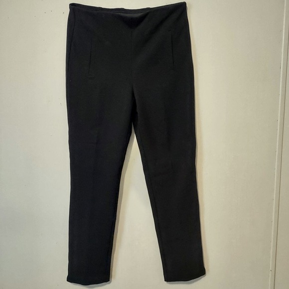 Chicos Black Elastic Waist Dress Pants Size 6 - Picture 1 of 6